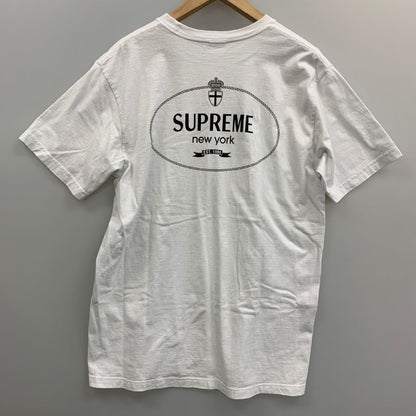 極美品◆シュプリーム 24AW Tシャツ CREST TEE ホワイト メンズ サイズM Supreme 【AFB19】