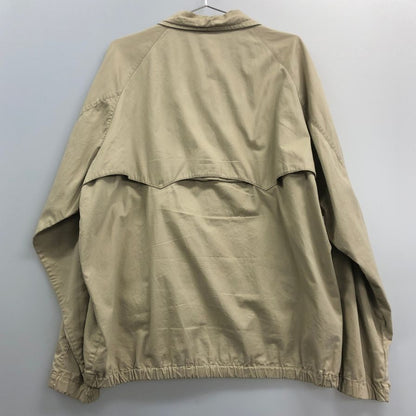 中古◆ポロ ラルフローレン スイングトップ 胸刺繍 ベージュ メンズ サイズM Polo Ralph Lauren 【AFF22】