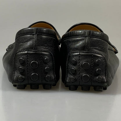 グッチ ドライビングシューズ ローファー 295787 レザー メンズ ブラック サイズ8 GUCCI 約25.0cm【AFC41】
