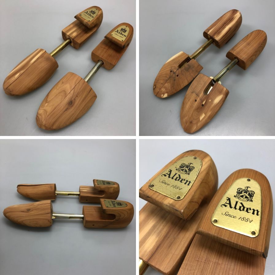 オールデン 932 レザーシューズ 内羽根 プレーントゥ カーフ メンズ ブラック サイズ8 ALDEN ビジネスシューズ 約26.0cm【LA】【中古】