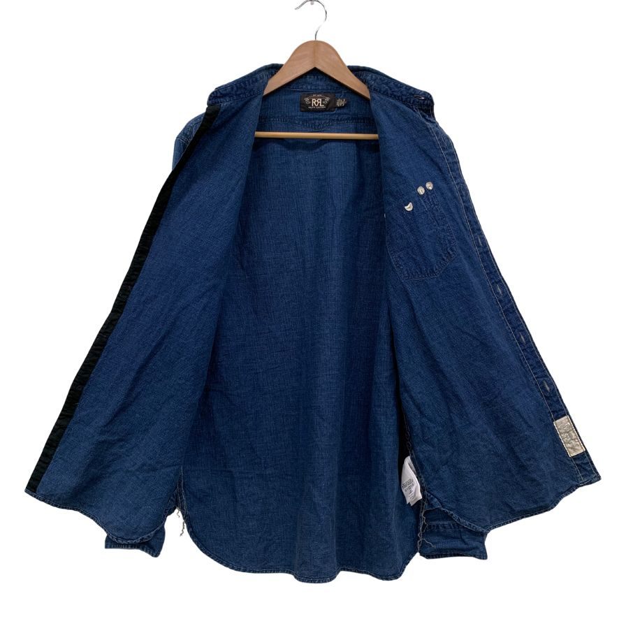 ダブルアールエル ラルフローレン デニムシャツ メンズ サイズM RRL RALPH LAUREN【LA】