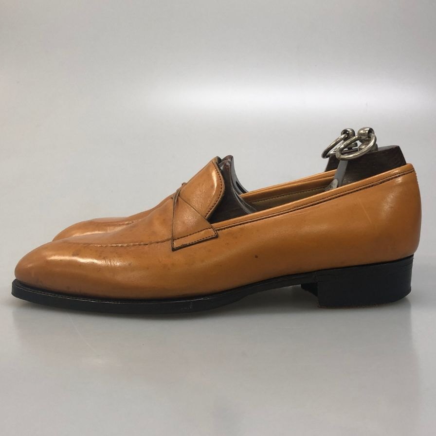 ガジアーノ&ガーリング レザーシューズ ローファー アンティベス メンズ サイズUK6.5 D GAZIANO＆GIRLING ANTIBES ローファー 約25.5cm【LA】【中古】