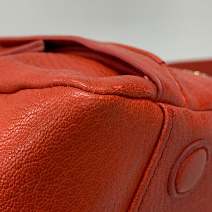 サザビー レザーショルダーバッグ 2WAY レッド レディース The SAZABY LEAGUE【AFE9】