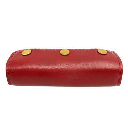 グローブトロッター トローリー ハンドルカバー レザー ユニセックス ボルドー globe-trotter【AFI5】【中古】