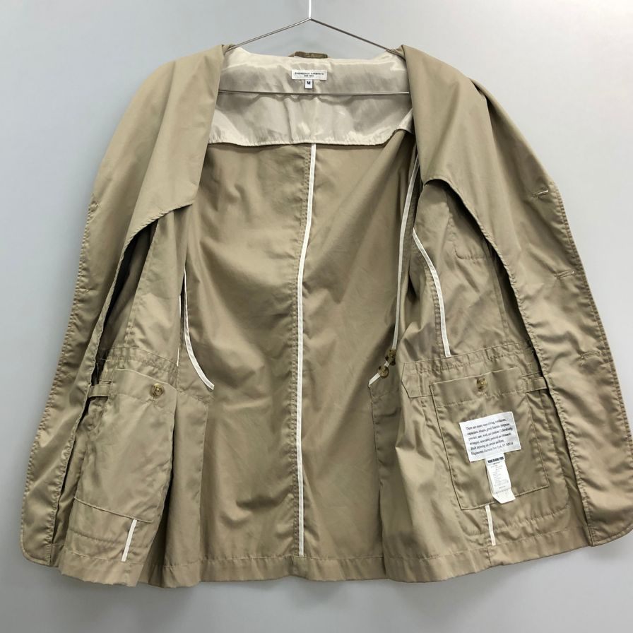 美品◆エンジニアードガーメンツ ベイカージャケット コットンツイル ベージュ メンズ サイズM ENGINEERED GARMENTS 【AFF23】
