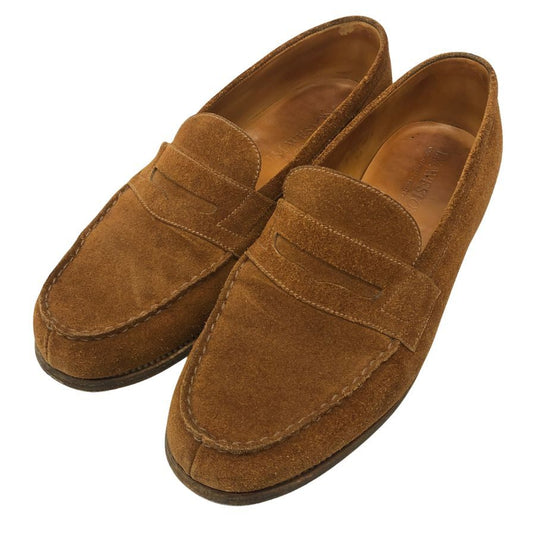 ジェイエムウエストン 180シグニチャー ローファー スエード ブラウン UK6D J.M.WESTON 約24.5cm【AFC31】