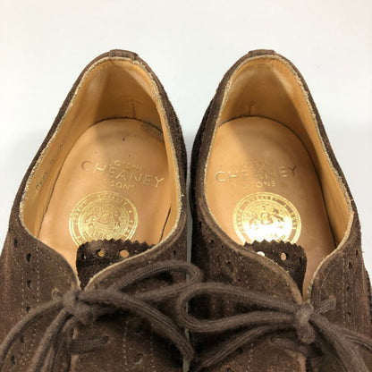 ジョセフチーニー ウイングチップ スエード ブラウン サイズUK7 JOSEPH CHEANEY 約25.5cm【AFC41-2】