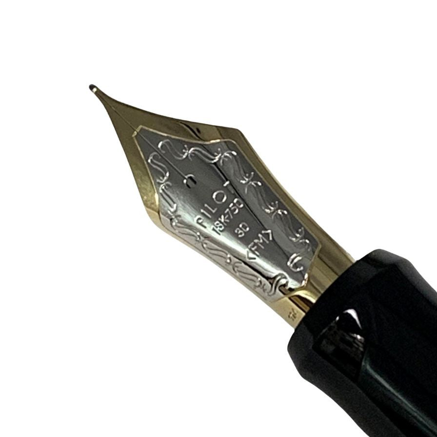 パイロット 万年筆 カスタム 漆 Urushi ペン先18K FKV-88SR-B-FM ブラック ユニセックス PILOT【AFI29】