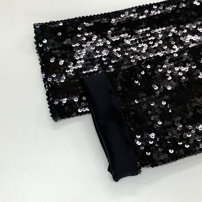 アレクサンドルボーティエ スパンコール ひざ丈パンツ スパッツ レディース サイズ38 ブラック ALEXANDRE VAUTHIER 【AFB16】