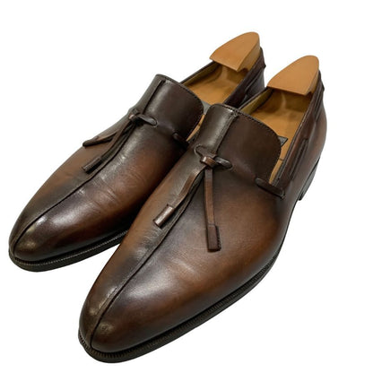 ベルルッティ ローファー レザーシューズ タッセル メンズ サイズ6.5 ブラウン系 BERLUTI ローファー 約25.5cm【LA】【中古】