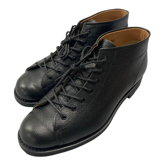 スコッチグレイン モンキーブーツ F-1150 レザー メンズ サイズ24.5 ブラック SCOTCH GRAIN 約24.5cm【AFC29】