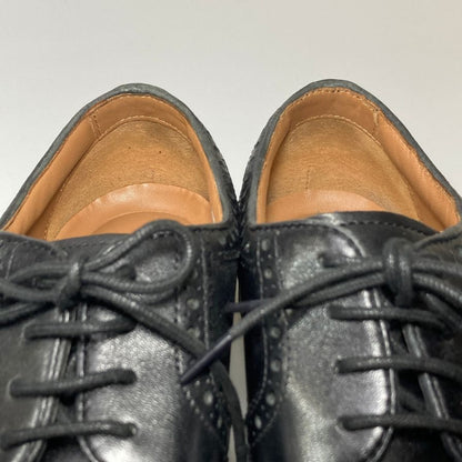 クラークス レザーシューズ フルブローグ カーフ クッションプラスインソール メンズ ブラック サイズUK7 Clarks 約25.5cm【AFC32】