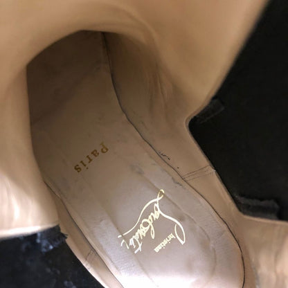 クリスチャンルブタン サイドゴアブーツ スタッズ ブラック レディース サイズ37.5 Christian Louboutin 約24.0cm【AFC41】