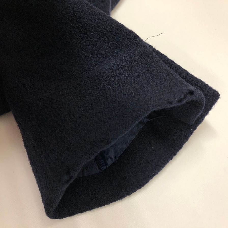 美品◆タリアトーレ ブリッラ ペル イル グスト チェスター コート ダブル ウール ネイビー メンズ サイズ48 Tagliatore Brilla per il gusto 【AFA8】