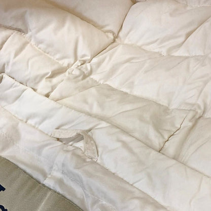 美品◆ヘルノ ロングダウンベスト DONNA ナイロン レディース ホワイト サイズ44 HERNO 【AFA15】