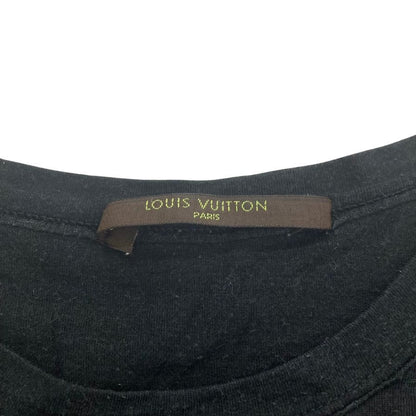 中古◆ルイヴィトン Tシャツ グラフィティロゴ ブラック メンズ サイズM Louis Vuitton 【AFB28】