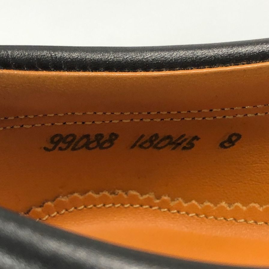 ジャランスリウァヤ レザースニーカー EXTRA LIGHT 990088 カーフ ブラック サイズ8 メンズ Jalan Sriwijaya Intelligence Shoes 約26.5cm【AFD15-2】