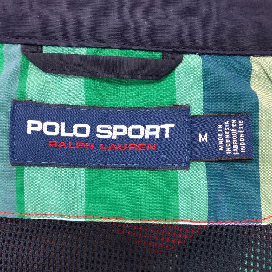 中古◆ラルフローレン ポロスポーツ 国内正規 スイングトップ マドラスチェック ブルゾン メンズ サイズM マルチカラー  RALPH LAUREN POLO SPORTS 【AFB34】
