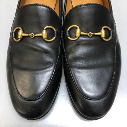 グッチ ローファー ヨルダーン ホースビット ブラック サイズ37 GUCCI 約24.0cm【AFC30】