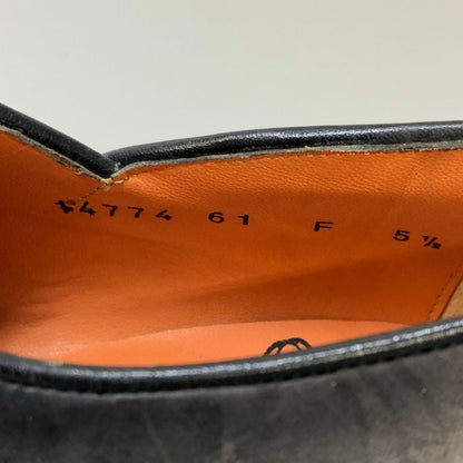 サントーニ  リーフデザイン 14774 61  ドレスシューズ メンズ グレー系 サイズ5.5 Santoni 約24.5cm【AFC44-2】