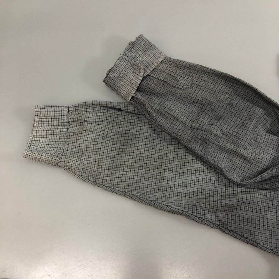 中古◆ラルフローレン ボタンダウンシャツ 90S ブルー系 チェック メンズ サイズ3XL Ralph Lauren 【AFB38】
