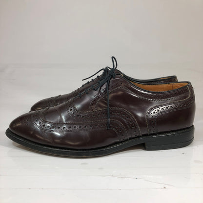 アレンエドモンズ レザーシューズ ウイングチップ メダリオン メンズ サイズ不明 ブラウン Allen Edmonds 約不明cm【AFC8】