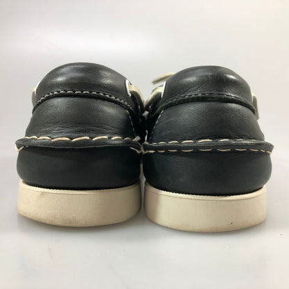 セバゴ レザーシューズ デッキシューズ モカシン メンズ ネイビー  サイズUK6.5 SEBAGO 約24.5cm【AFC31】