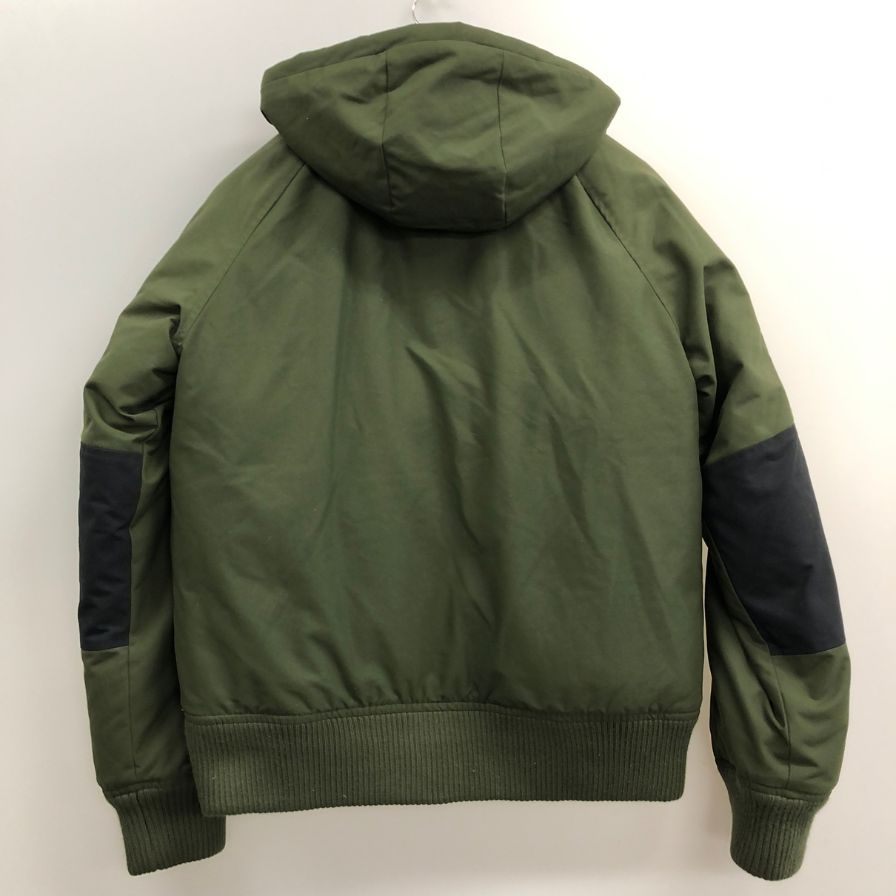 中古◆アディダス ダウンジャケット ブルゾン カーキ レディース サイズS ADIDAS 【AFA18】