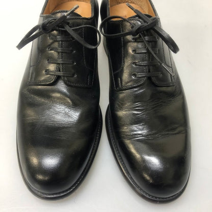 レユッカス プレーントゥ ダービー カーフ ブラック メンズ サイズ40 Le Yucca's ビジネスシューズ 約25.0cm【LA】【中古】