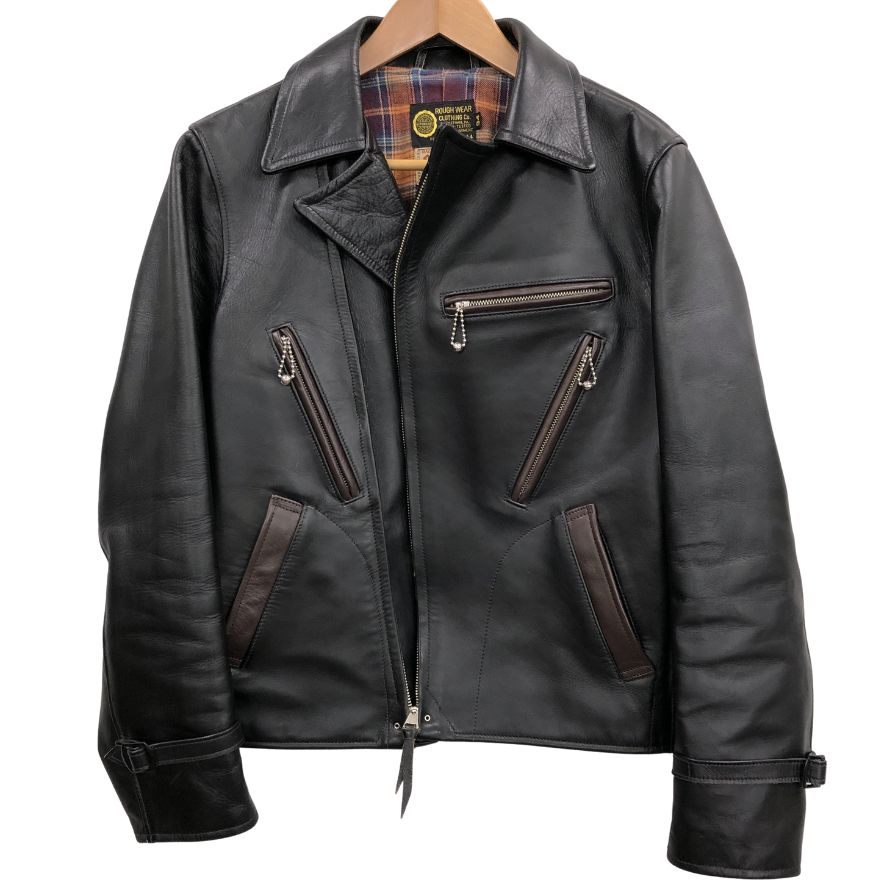 中古■リアル マッコイズ レザージャケット 30s スポーツ タイプ ブルゾン ブラウン レディース サイズ34 THE REAL McCOY’S ROUGH WEAR 【AFG1】