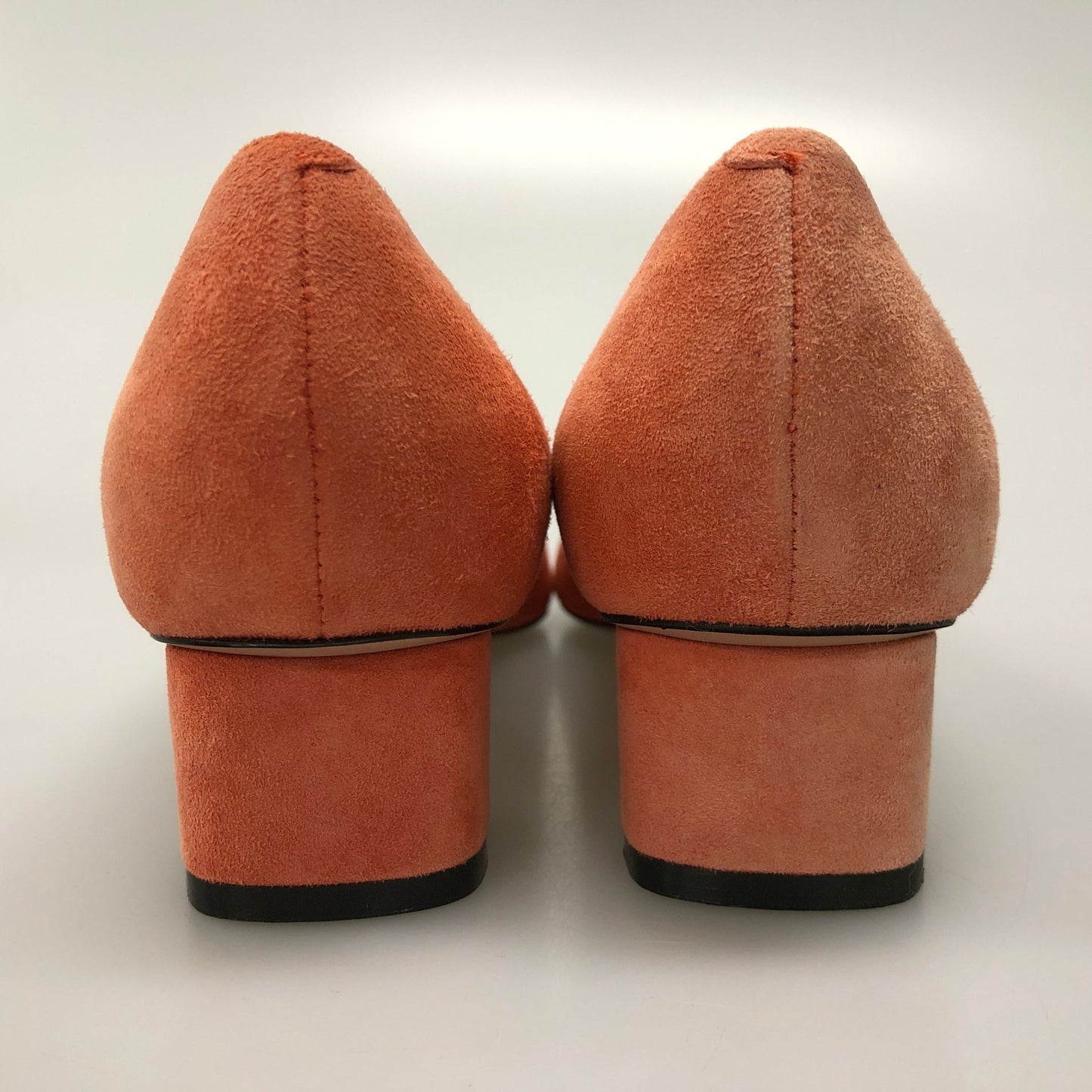 ペリーコ パンプス スエード オレンジ系 35 PELLICO 約22.0cm【AFD7】