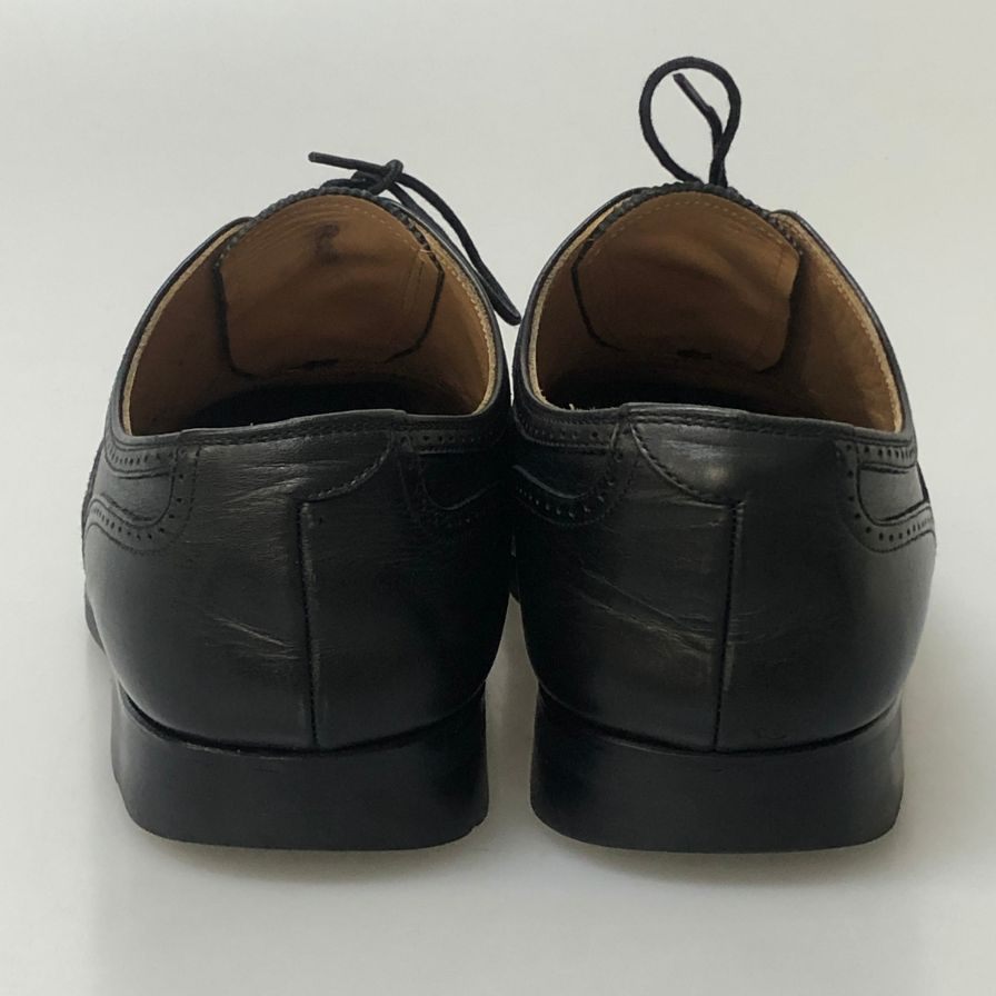 スコッチグレイン レザーシューズ ウイングチップ 1765 ブラック メンズ サイズ24.5 SCOTCH GRAIN 約24.5cm【AFC1】