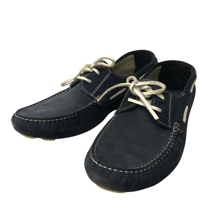 ラルディーニ ドライビングシューズ メンズ ネイビー サイズ8 LARDINI 約27.0cm【AFC4】