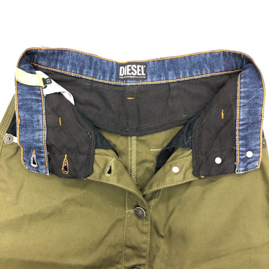 ディーゼル ロングスカート デニム切替 レディース サイズ23 DIESEL【AFB8】