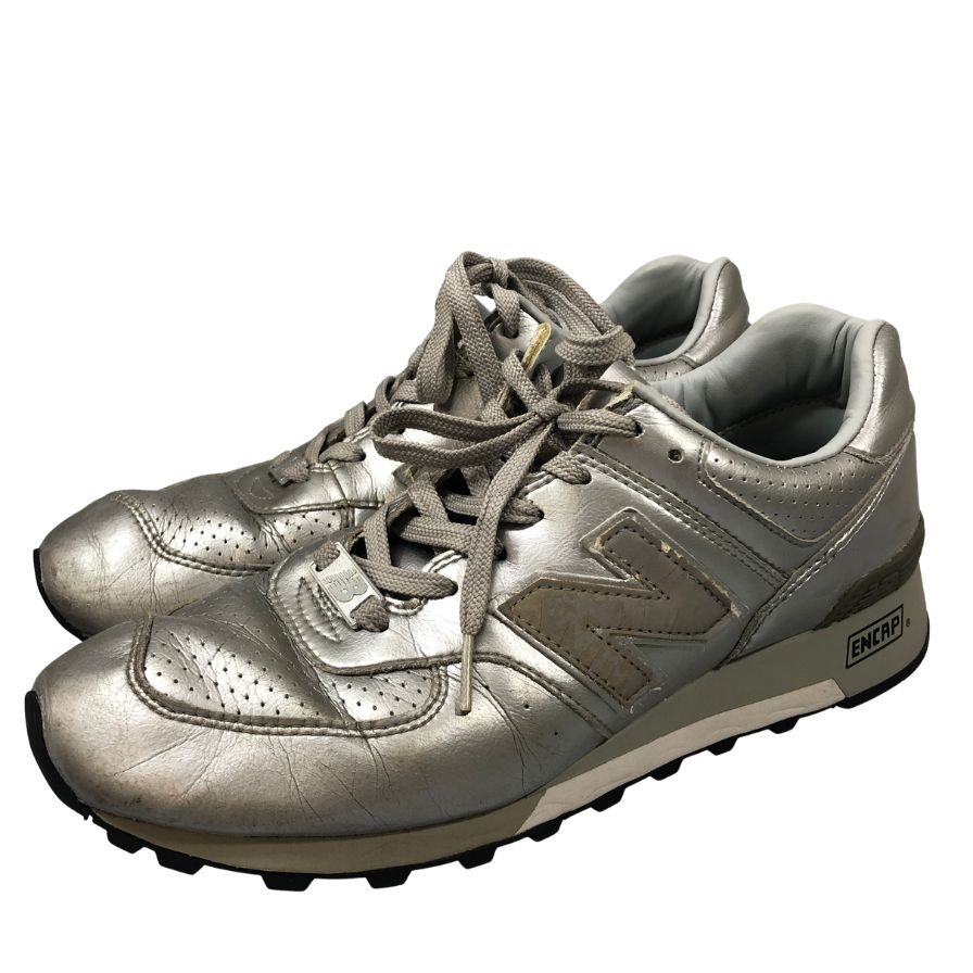 ニューバランス ローカットスニーカー CM576SV シルバー メンズ サイズ28 New Balance 約28.0cm【AFC7】