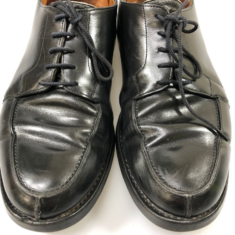 クロケット&ジョーンズ ダラム3 Uチップ カーフ ブラック サイズ 7.5 CROCKETT&JONES 約26.0cm【AFC51】