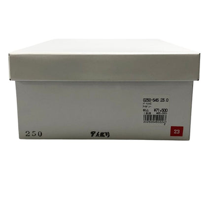 新宿屋 レザースニーカー レザー×パイソン 0250-545 23.0cm レディース アイボリー shinjukuya 約23.0cm【7-8】