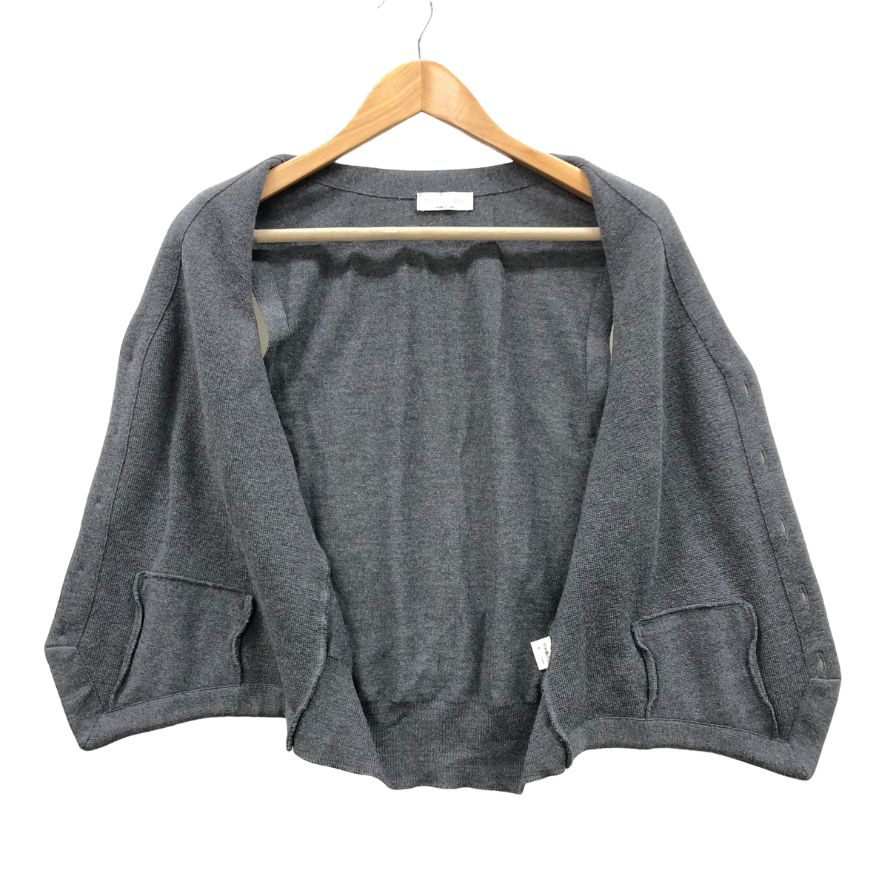 極美品◆グランサッソ ベスト メンズ グレー サイズ48 Gran Sasso 【AFB14】