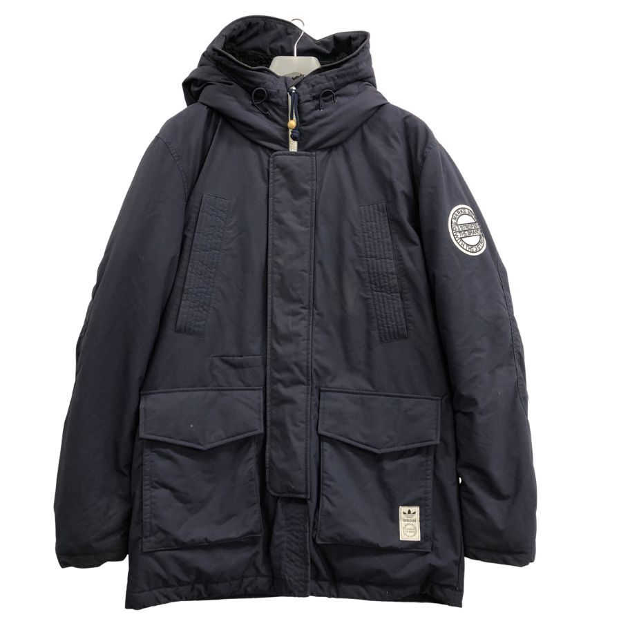 中古◆アディダス ヘビーダウンパーカ BQ5259 メンズ ネイビー サイズ085 ADIDAS 【AFA13】