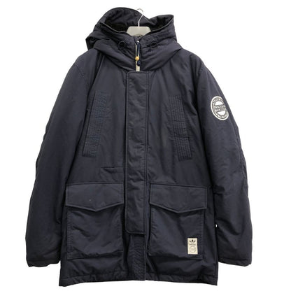 中古◆アディダス ヘビーダウンパーカ BQ5259 メンズ ネイビー サイズ085 ADIDAS 【AFA13】