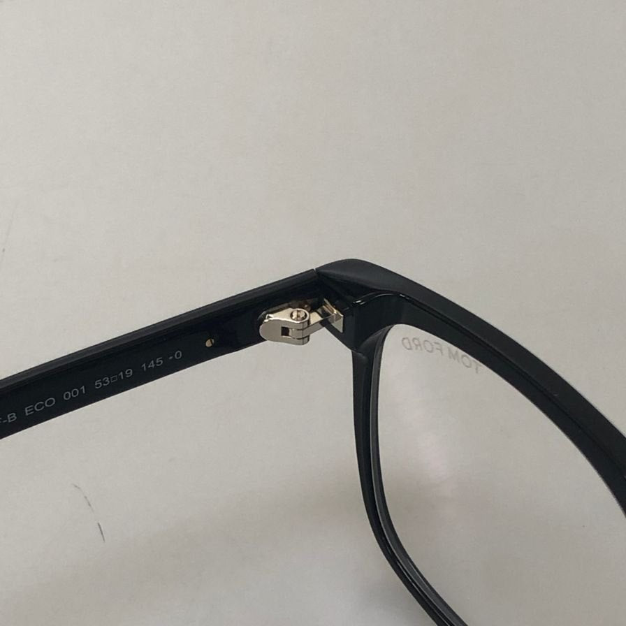 トムフォード  メガネ サングラス   TF 5818-F-B ECO 001 53□19 ブラック TOM FORD【AFB54】