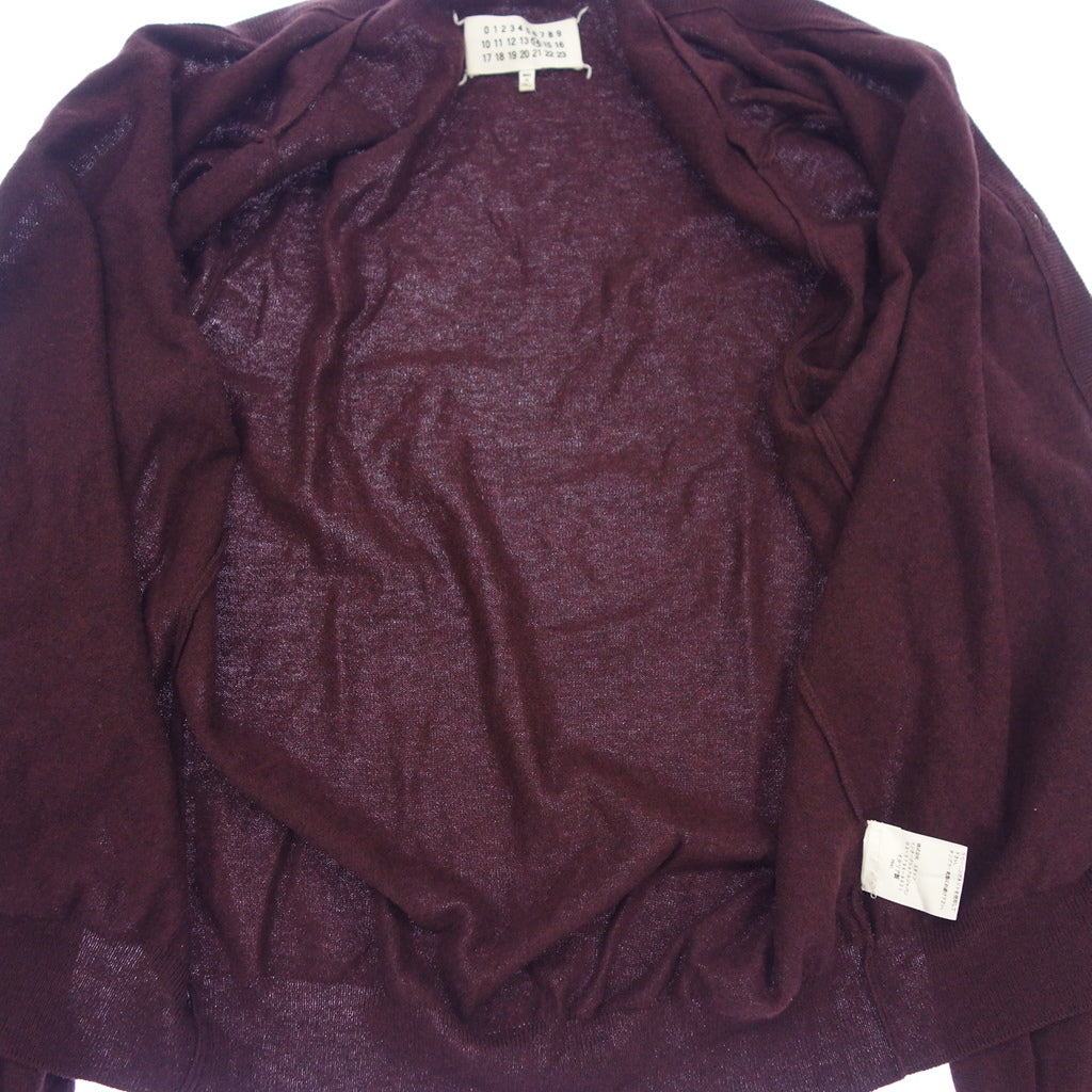 Good condition ◆ Maison Margiela 14 Cardigan Leather Patch Men's Purple Size M 30HA053814386 MAISON MARGIELA [AFB2] 