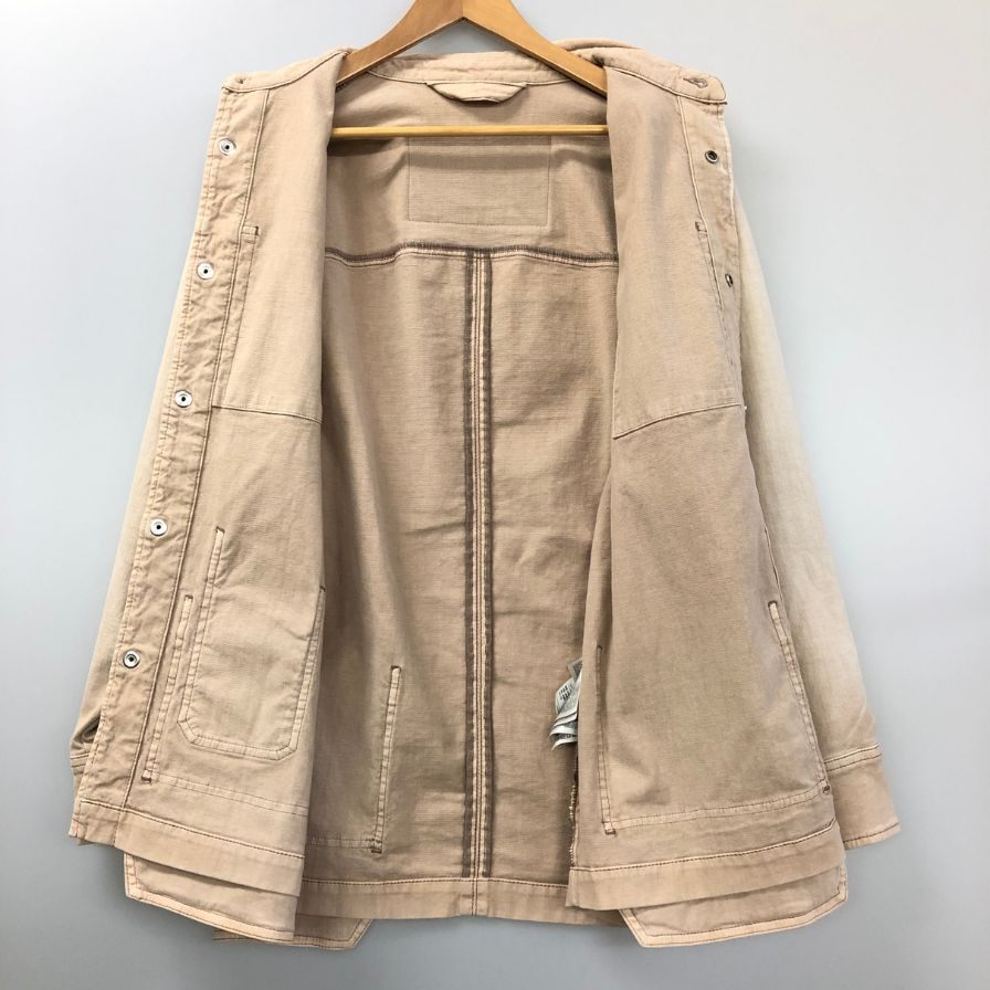 中古◆ディーゼル ブルゾン シャツジャケット メンズ サイズXS ベージュ系 DIESEL 【AFB6】