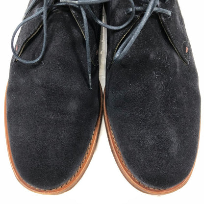 ポールスミス チャッカブーツ スエード プレーントゥ ダークネイビー メンズ UK6 Paul smith 約24.5cm【AFD9-2】