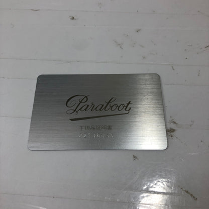 パラブーツ シップス デッキシューズ バース シボ革 バイカラー 2トーン ブラック メンズ サイズUK7.5 PARA BOOT BARTH 約26.0cm【AFC41】