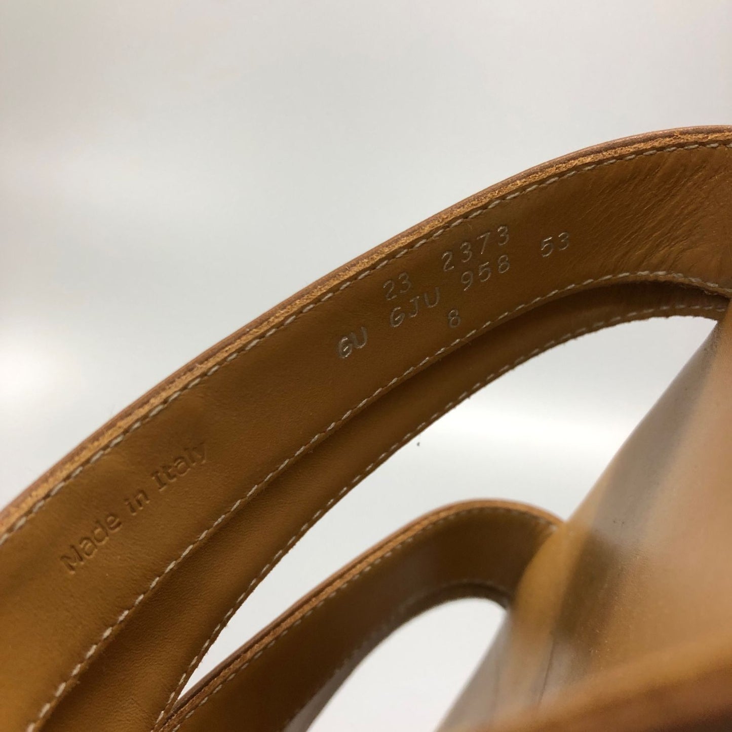 ジェイエムウエストン サンダル ダブルV ミュール ブラウン サイズ8 メンズ J.M.WESTON  約26.5cm【LA】【中古】
