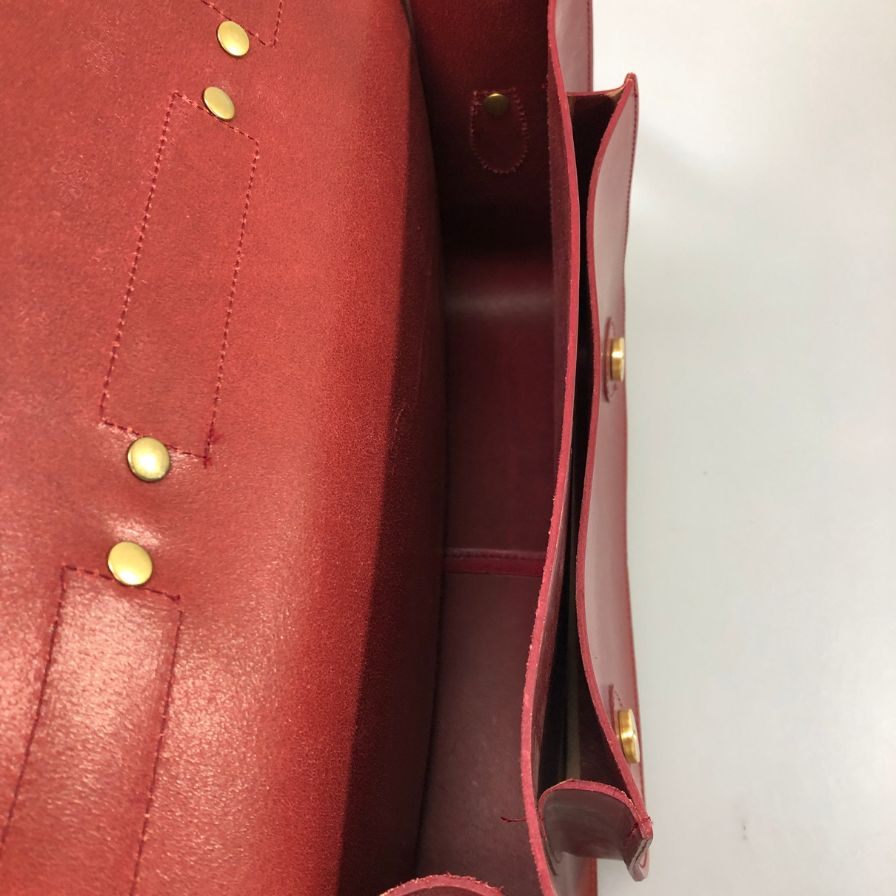 グレンロイヤル ショルダーバッグ サッチェル 13インチ ブライドルレザー ボルドー GLENROYAL SATCHEL BAG 13INCH【AFE9】