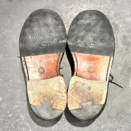 グレンソン レザーシューズ S199G 426 プレーントゥ トリプルウェルト グレインレザー ブラック サイズ6.5Ｇ GRENSON ビジネスシューズ 約25.0cm【LA】【中古】