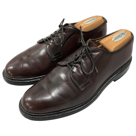 アレンエドモンズ レザーシューズ Leeds 9591 コードバン メンズ サイズ ブラウン 8D Allen Edmonds ビジネスシューズ 約26.5cm【LA】【中古】