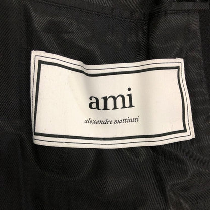 美品◆アミ アレクサンドル マテュッシ 17AW チェスターコート ウール ブラック メンズ  サイズ46 AMI Alexandre Mattiussi 【AFA17】